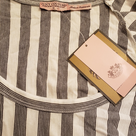 Woman's Juicy Couture striped top NWT - Picture 2 of 6